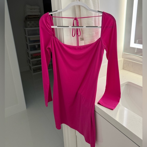 Lucy in the Sky Pink Long Sleeve Dress - Picture 1 of 3